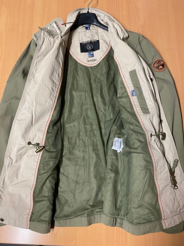 Giacca Napapjiri estiva N0YHBR verde oliva