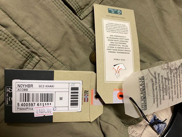 Giacca Napapjiri estiva N0YHBR verde oliva