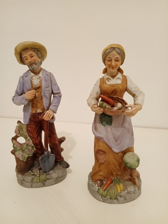 2 statuette di terracotta 