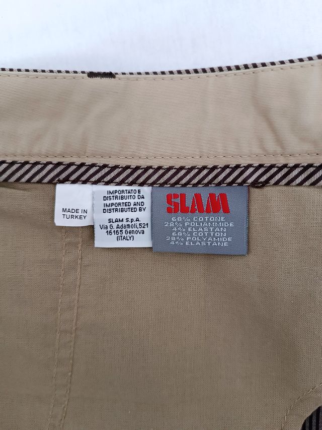 Pantaloncini corti S donna SLAM a righe