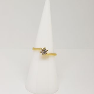 Solitario Oro Amarillo 18K Diamante 0.24ct