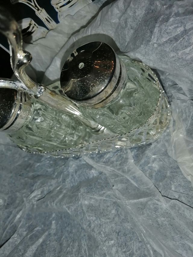 Sale e pepe set Vetrosilver