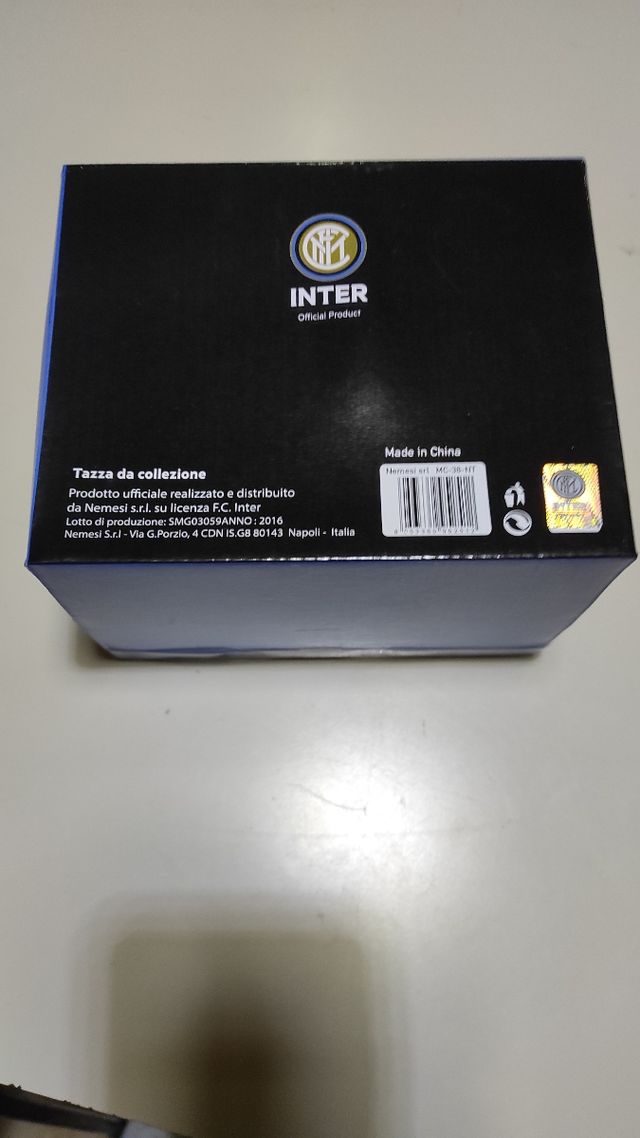 Tazzone FC Inter con cucchiaino originale nuova.