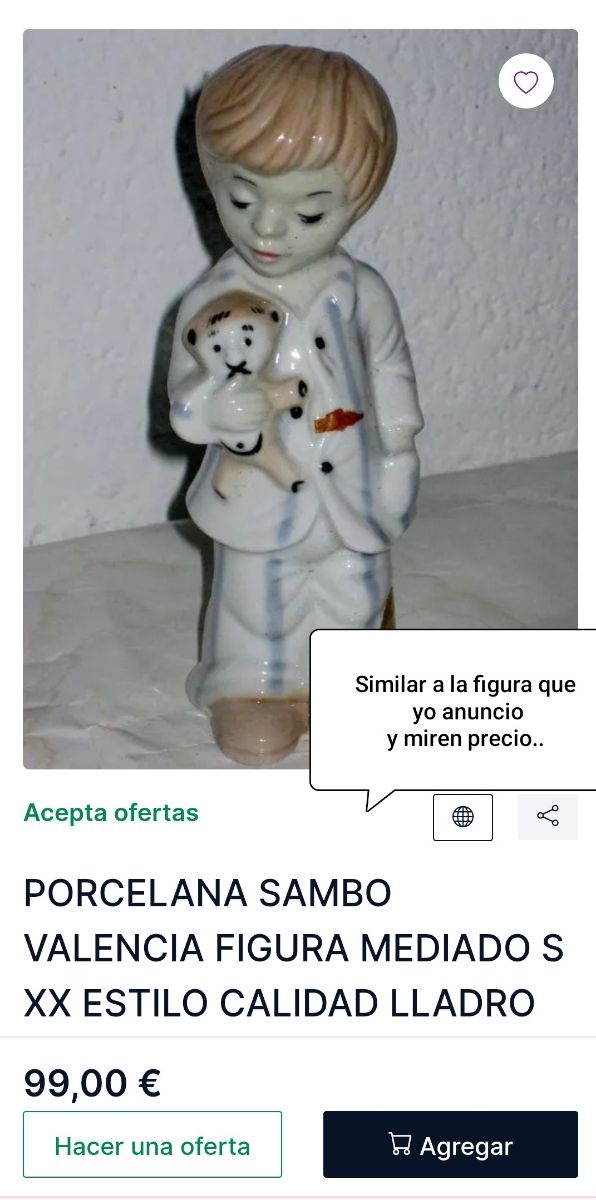 Figura porcelana