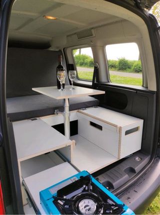Mueble camper para furgoneta ¡COLCHÓN INCLUIDO!