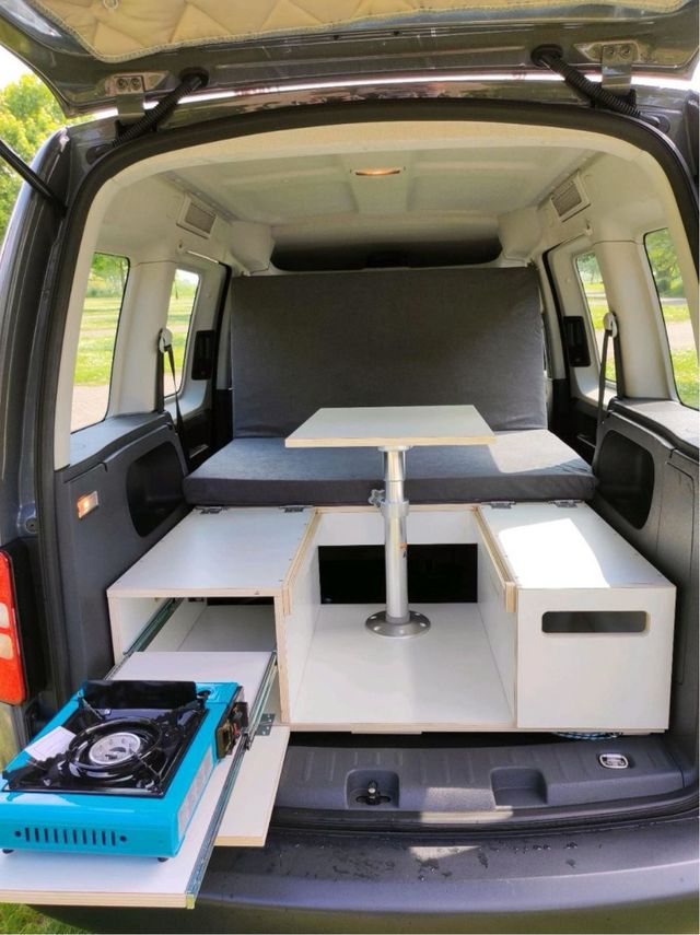 Mueble camper para furgoneta ¡COLCHÓN INCLUIDO!