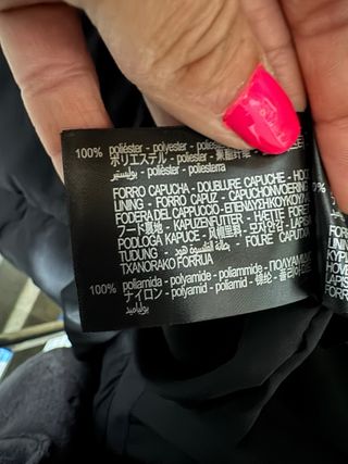 anorak largo térmico Zara