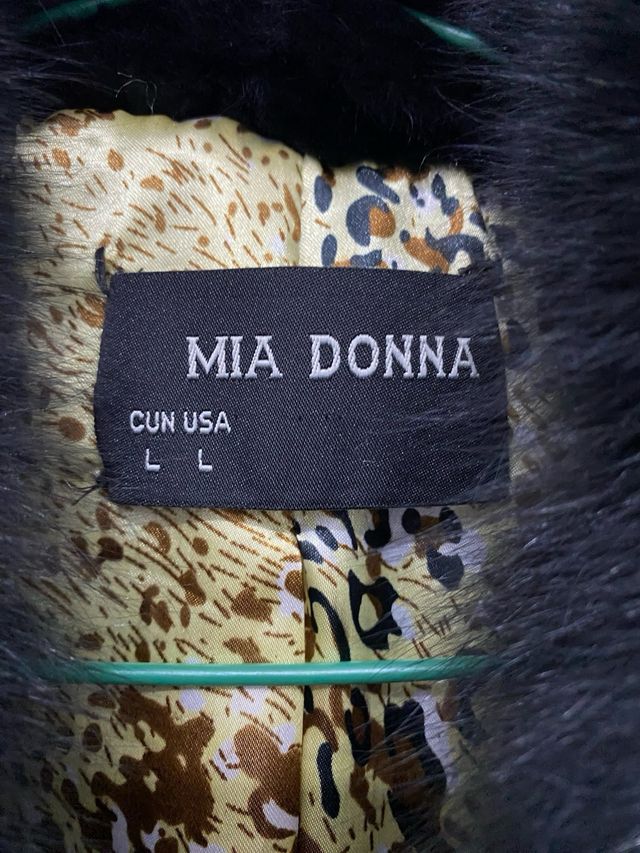 Abrigo de piel natural