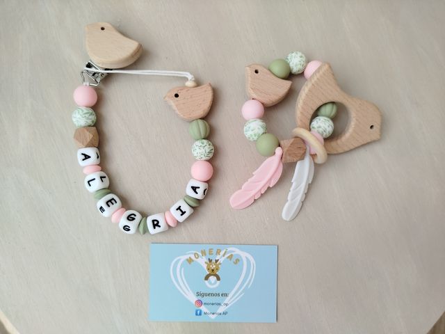 Chupetero de silicona personalizado