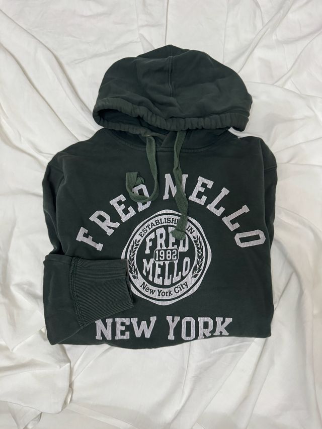 Felpa Fred Mello New York - Taglia M  Verde