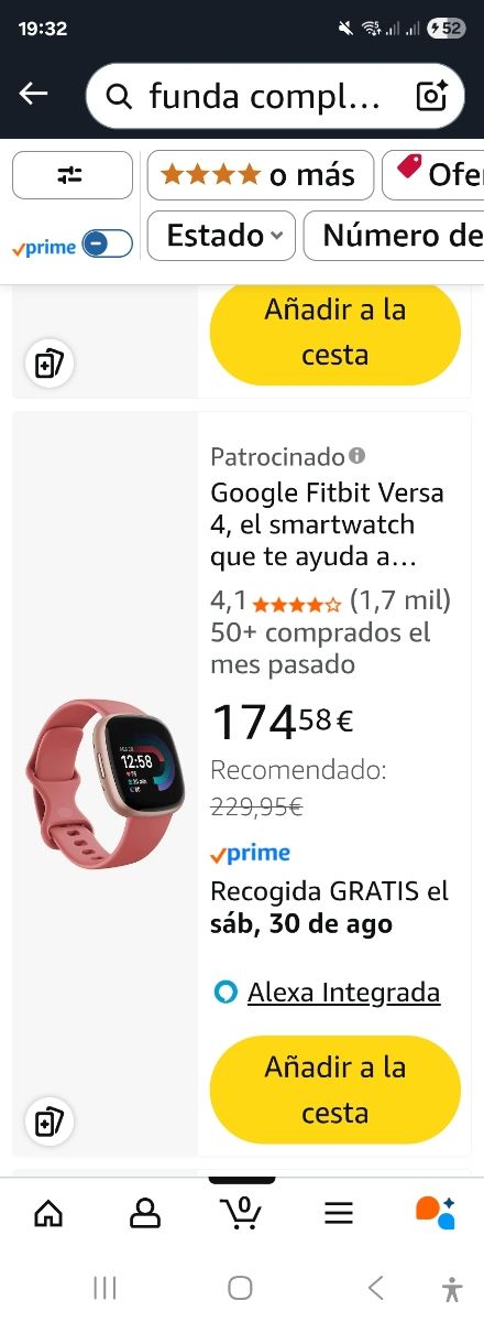 OCASION!! GOOGLE Fitbit versa 4 nuevo!!!