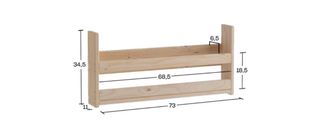 Montessori estanteria 1 balda
