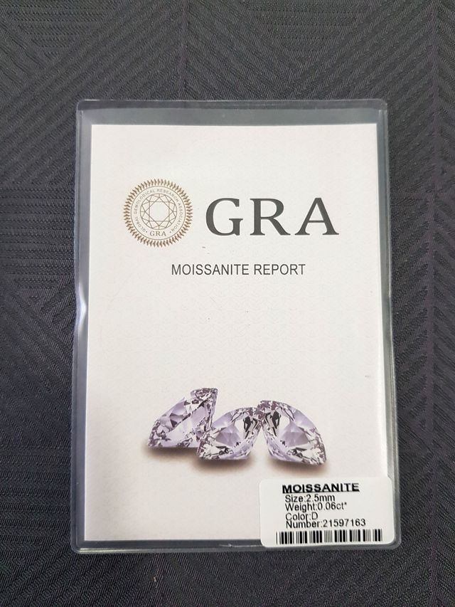 Pendientes de moissanita