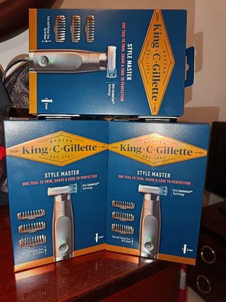 King C Gillette x 3