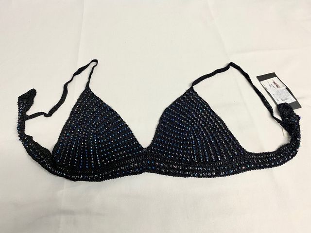 Brazier top negro y fantasia