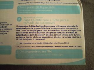 Aquecedor de biberões Chicco Novo