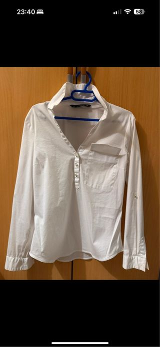 Camisa blanca de Zara