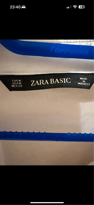 Camisa blanca de Zara