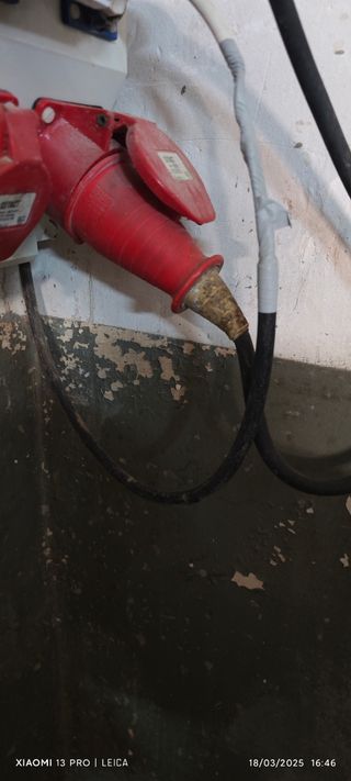 Depósito de acero inoxidable mezclador.