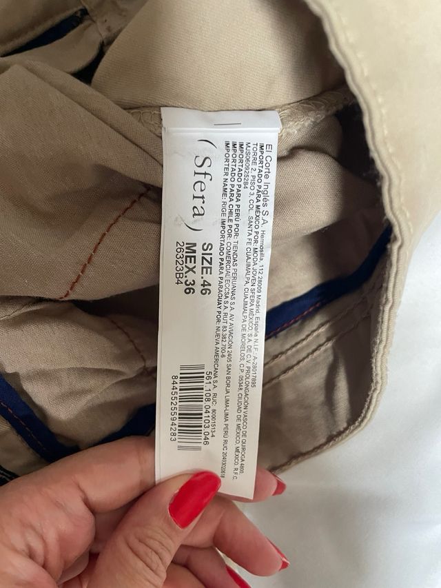 Pantalón Beige Sfera Men