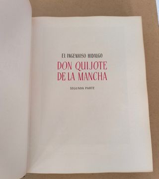 Libros Don Quijote de la Mancha