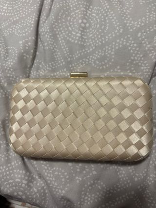 Clutch de fiesta blanco de Anna Field