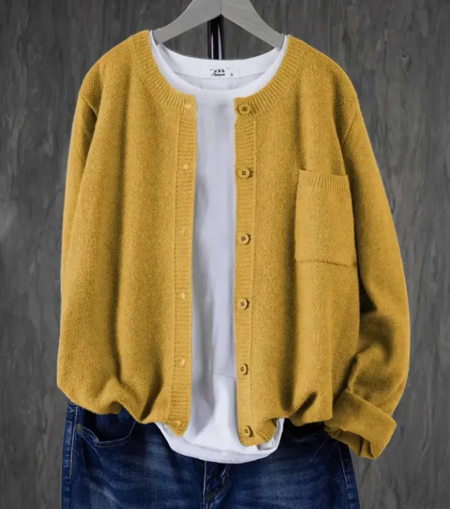 Chaqueta amarilla oversize