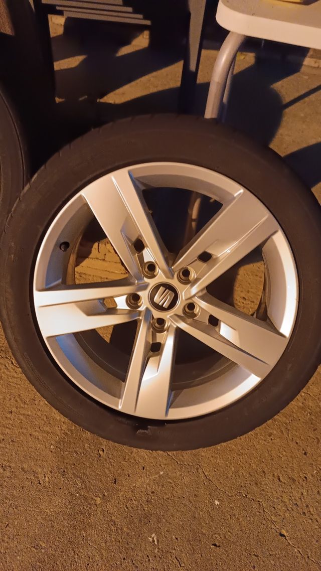 Llantas leon fr 17" sin neumáticos