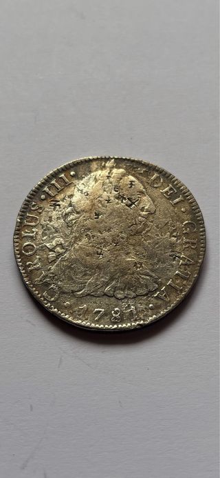 8 reales 1781 MEXICO Carlos III