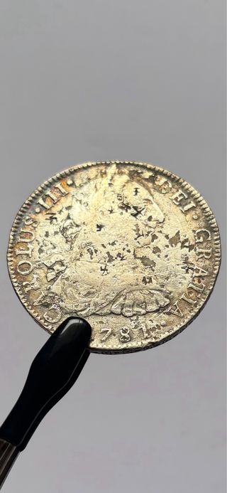 8 reales 1781 MEXICO Carlos III