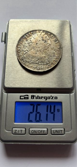 8 reales 1781 MEXICO Carlos III