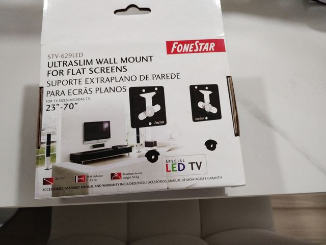 Soporte para TV de hasta 70 pulgadas
