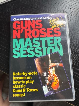 2 Dvd clases guitarra Guns and Roses y Fender
