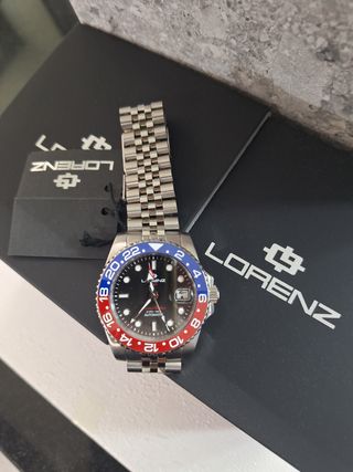LORENZ SPECIAL GMT AUTOMATIC 030257DD UOMO ACCIAIO