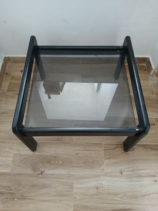 Mesa de centro con cristal