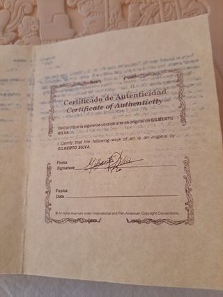 Árbol de la Vida Maya. Reproducción en piedra