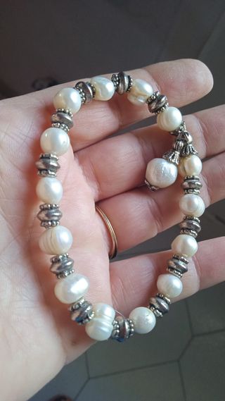 bracciale vere perle