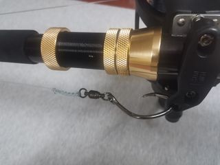 Caña carrete brumeo atun pesca currican