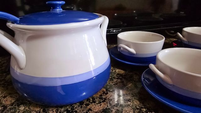 Juego de Consome de cerámica