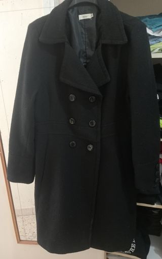 Abrigo talla 46 negro