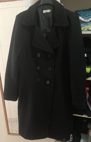 Abrigo talla 46 negro
