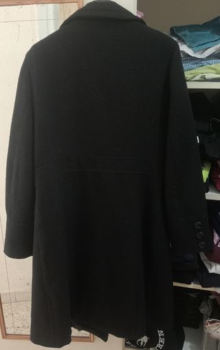 Abrigo talla 46 negro