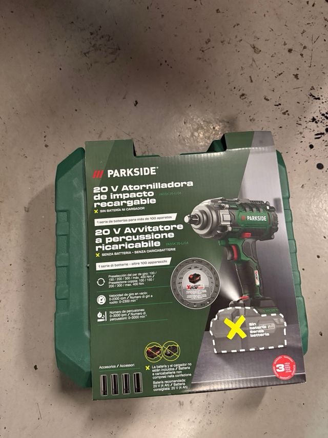 Pistola impacto parkside