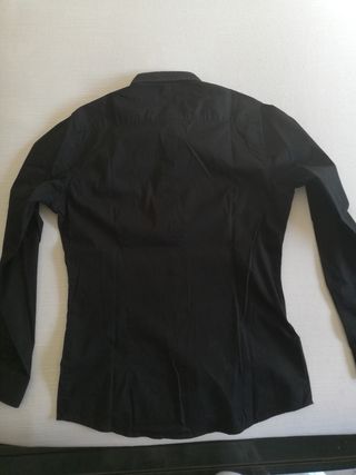 Camicia uomo maniche lunghe nera 