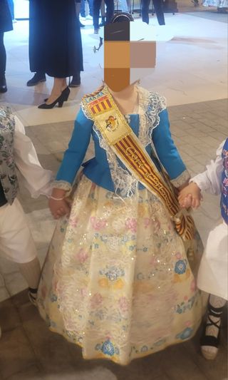 Traje fallera niña