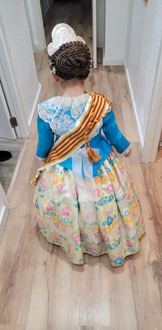 Traje fallera niña