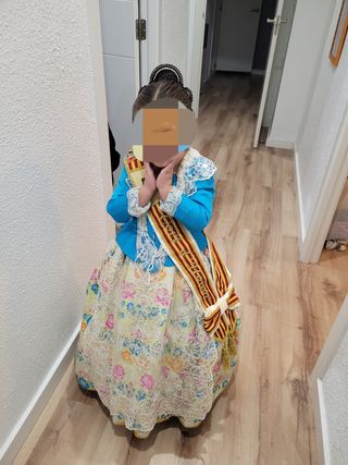 Traje fallera niña