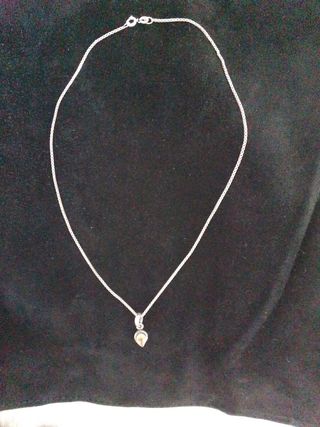 Cadena con ágata de plata