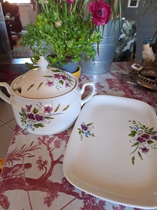 Zuppiera e piatto portata Bavaria