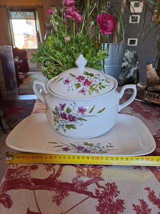 Zuppiera e piatto portata Bavaria